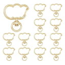 キーホルダー 金具 ナスカン MUNCVY 20個入り カボチャ ストラップ パーツ キーリング 回転フック 手芸用品 ハンドメイド アクセサリー 手作り 素材...