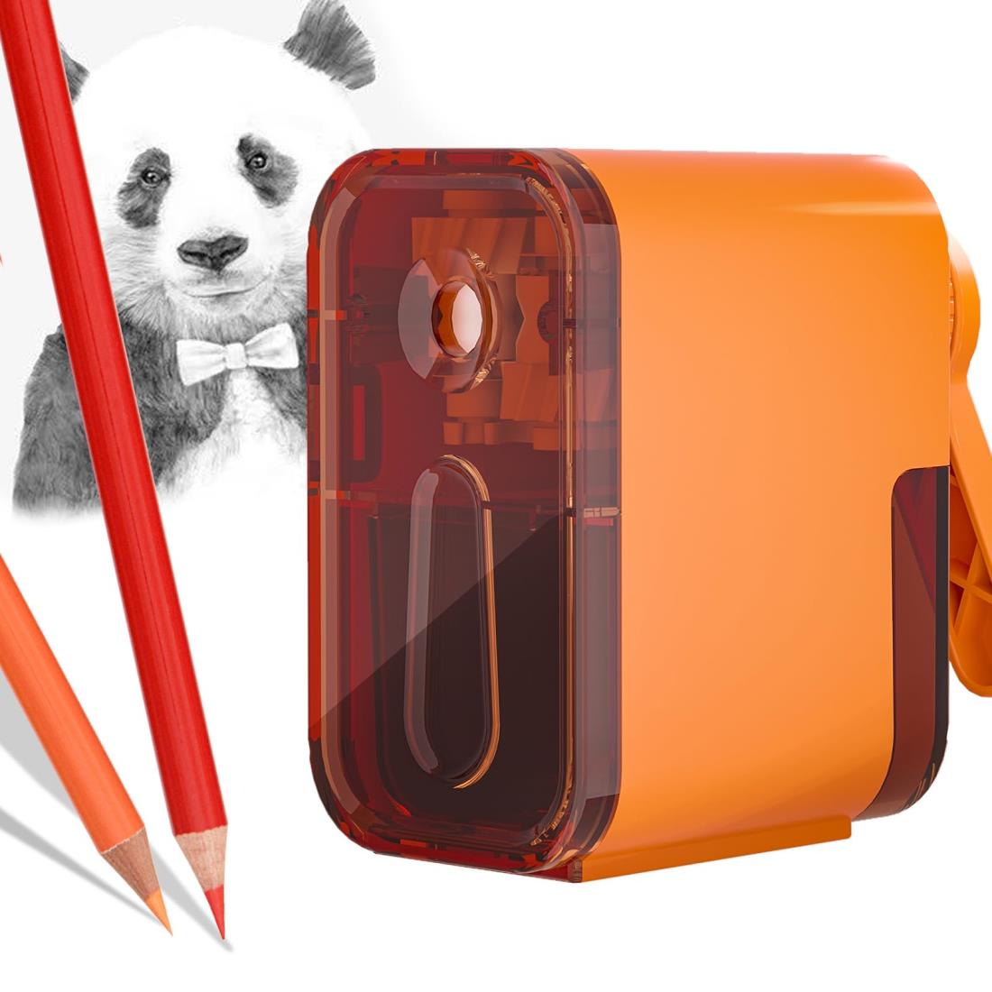 ZMOL 鉛筆削り手動 えんぴつとぎ 色鉛筆削り 美术生絵描き巻きナイフ、アトリエ/教室/家庭/学校向け… (..