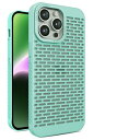 Kanyaku iPhone15ProMax用の ケース 冷却ケース 保護 カバー 冷却 サポート ネッ 熱放散 ネットワーク ストラクチャー 熱放 (HRSR-15promax-lv)