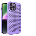 Kanyaku iPhone15Pro用の ケース 冷却ケース 保護 カバー 冷却 サポート ネッ 熱放散 ネットワーク ストラクチャー 熱放 (HRSR-15pro-zi)