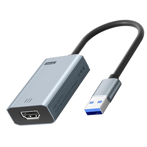 USB HDMI 変換アダプタ usb ディスプレイアダプタ Macbook Windows対応「ドライバー内蔵」USB 3.0 hdmi 2画面 拡張 5Gbps高速伝送 USB ディスプレイ拡張 USB HDMIモニターアダプタ 1080P 音声出力 usb hdmi 変換コネクタ コンパクト MacOS10.15以降/ Windows 10/11及び以降ア