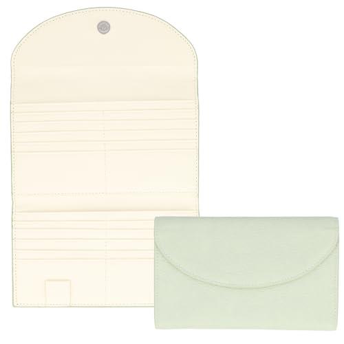 [nicolde] 母子手帳ケース 母子手帳ケース お薬手帳ケース 母子手帳 診察券入れ マルチケース レザー ペンホルダー付き (グリーン)