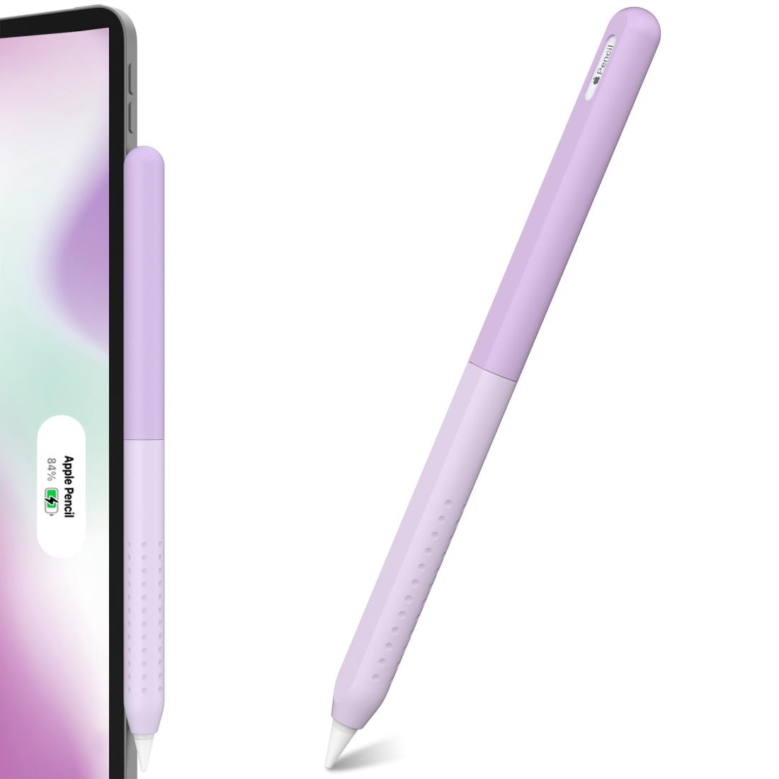 NIUTRENDZ グラデーションApple Pencil 第2世代 カバーシリコン保護ケースかわいいデザイン【ダブルタップとワイヤレス充電に対応】 (Appl...
