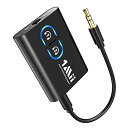 1Mii Bluetooth トランスミッター レシーバー ブルートゥース 送信機 受信機 一台二役 2台同時接続 テレビ aptX Adaptive/aptX...