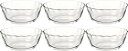 iwaki(イワキ) 耐熱ガラス 小鉢 皿 カスタードカップ 300ml 6個セット BC464