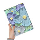 かわいい iPad 第10世代 2022 10.9インチ ケース ペンシル収納 軽量 おしゃれ iPad 10 ケース レディース 花柄 虹 お洒落 ブック式 ...