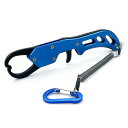TOTOMOKA(トトモカ) フィッシュグリップ 魚掴み器 フィッシュキャッチャー 超軽量 アルミ製 ロープ付き (ブルー)