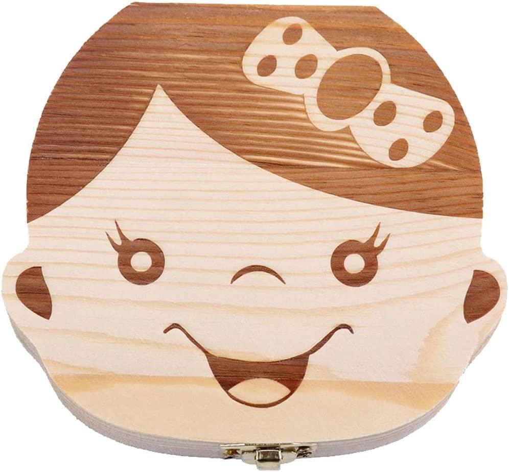 乳歯ケース乳歯ボックス 乳歯保存ケース 子供歯ケース 乳歯入れケース 木製ベビートゥース箱 乳歯保管..