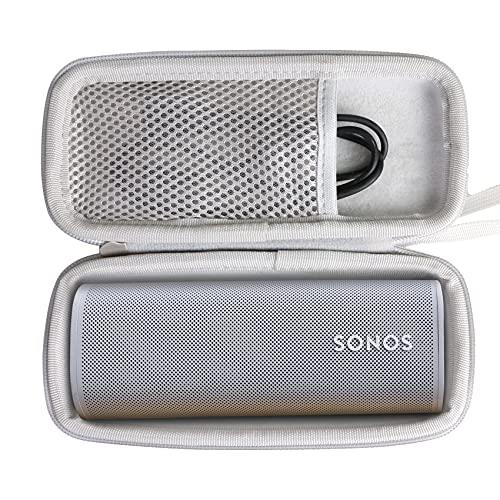 用の にとってSonos ソノス Roam ローム Portable Speaker ポータブルスピーカー収納ケース-Khanka (ハードシェル, ホワイト)