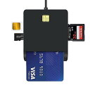 カードリーダー マイナンバーカード対応 ICカードリーダー SDカード...(2)