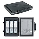 JJC 4スロット 収納ケース 1 枚 2.5インチ SSD + 3 枚 M.2 NVME 2280 / 2260 / 2240 SSD 収納可能 耐衝撃 防塵 防湿 ハードディスク 保管ケース