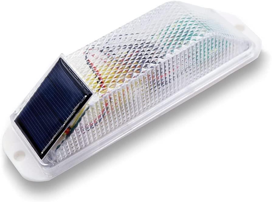 Aolyty ソーラー 警告灯 LEDライト ストロボ 自動点滅 フラシュ 超高輝度 IP54 防水 非常信号灯 緊急灯..