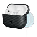 「PITAKA」AirPods Pro2 対応 ケース MagSafe対応 MagEZ Case エアポッツプロ 保護カバー ワイヤレス充電可能 LEDライトが...