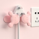 Fuoxmicg 5PCS 携帯用ケーブルの巻上げ機、携帯電話のイヤホーン ケーブルのデータ ケーブル、炊飯器、フーバー、扇風機および他の家庭電化製品の柔らかいケーブルのプラグの巻上げブラケットを巻くために使用される 3M の付着力ケーブル管理充満ケーブルの貯蔵 (ピンク)