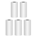 SHUIII x6 x7 純正 感熱ロール紙 接着剤あり 5巻セット 57mm テープ 感熱用紙 ラベルシール サーマルプリンター用 印刷用紙 オフィス/手帳/メモ/はがき/整理/収納/宛名/DIYラベル/値札/アドレス/家計簿/整理収納用
