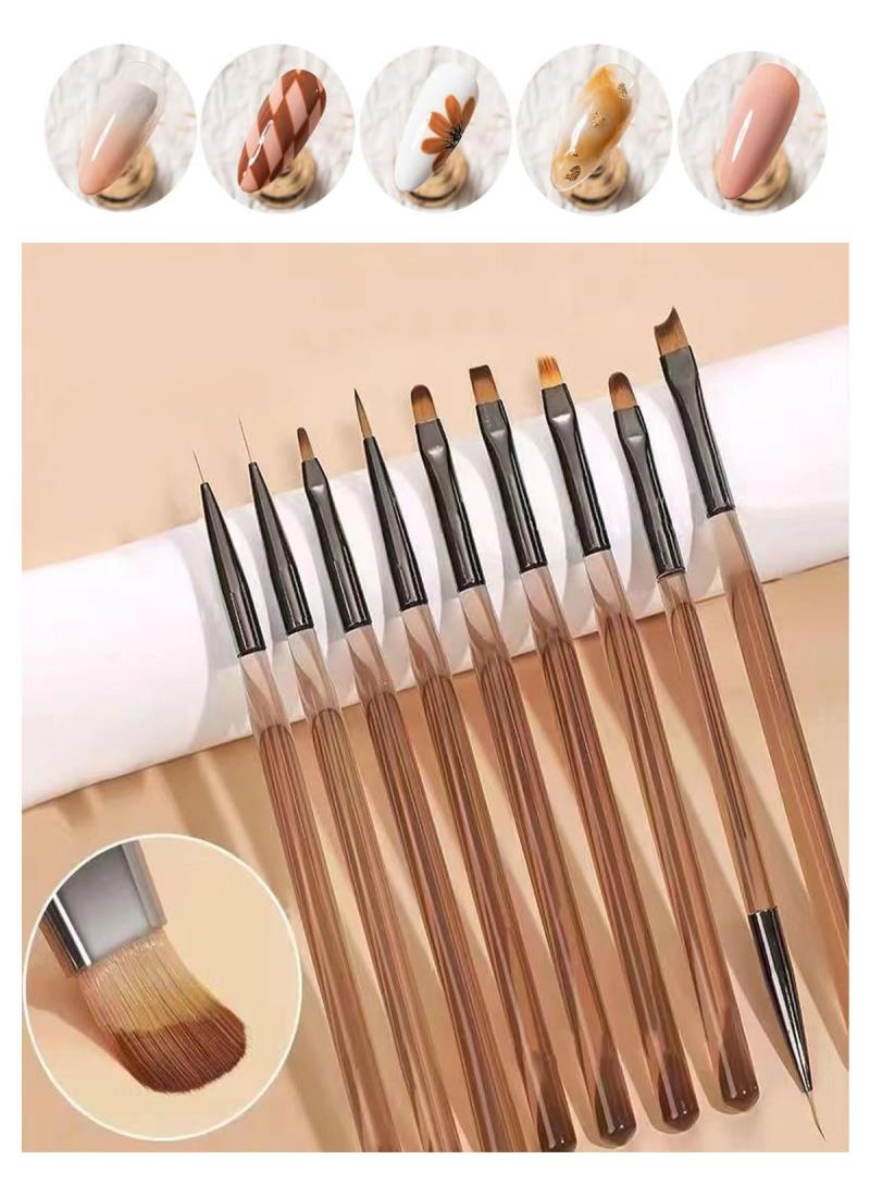 サムコス ネイルアートブラシ ジェルネイルブラシ ジェルネイル絵描きブラシ ネイルブラシ ジェルネイ..