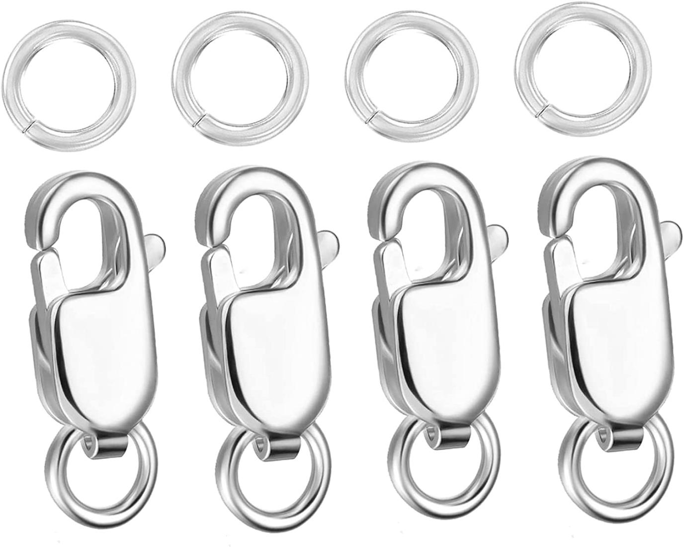 【サージカル ステンレス鋼制】カニカン 11mm 10個 丸カン 4.3mm 約20個入 セット メ ...