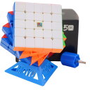 Bucubke Moyu Meilong 5x5 Mステッカーレスマジックキューブmeilong 5M磁石内蔵パズルマジックキューブ MFJS MEILONG M 5x5x5 パズルキューブ