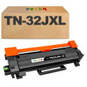 マタインク TN32JXL ブラザー(Brother)用 32JXL 互換トナーカートリッジ ブラック 1本 大容量タイプ 対応機種: HL-L2460DW H...