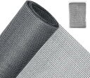 Lesimoll 網戸張り替え あみどカーテン 1.2*1.3mmメッシュ 防虫ネット 虫よけネット 150×250cm グラスファイバー製網戸 1.5*2.5m 換気 DIY自由にカット可能 (グレー)