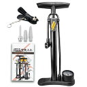 自転車 空気入れ 仏式/英式/米式バルブ対応【160PSI/11Bar】 くうきいれ 自転車 足踏み式 携帯ポンプ ロードバイク くうき空気入れ 空気入れ コンパクト 小型 軽量 非電動 フレンチバルブ 、電動車、自転車、バイク、ボール、球、針、浮き輪用 日本語取扱説明書付き