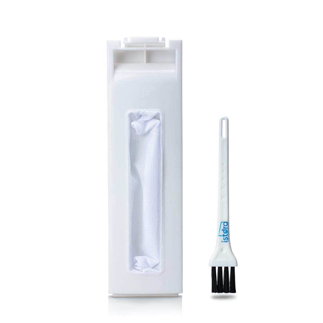 ISTORA 糸くずフィルター クズ取りネット ゴミ取りネット 1枚入れ 清潔ブラシ付き アクア洗濯機対応用 ..