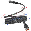 Magtame USB-Type Cケーブル 急速充電 QC3.0対応 USB-Cケーブル 磁力吸着絡まり防止 usbケーブルタイプc 金属製コネクタ 二重ナイロン 形状記憶 Xperia/Samsung/Switch Android usb a to c機器等対応 (1M-ブラック)