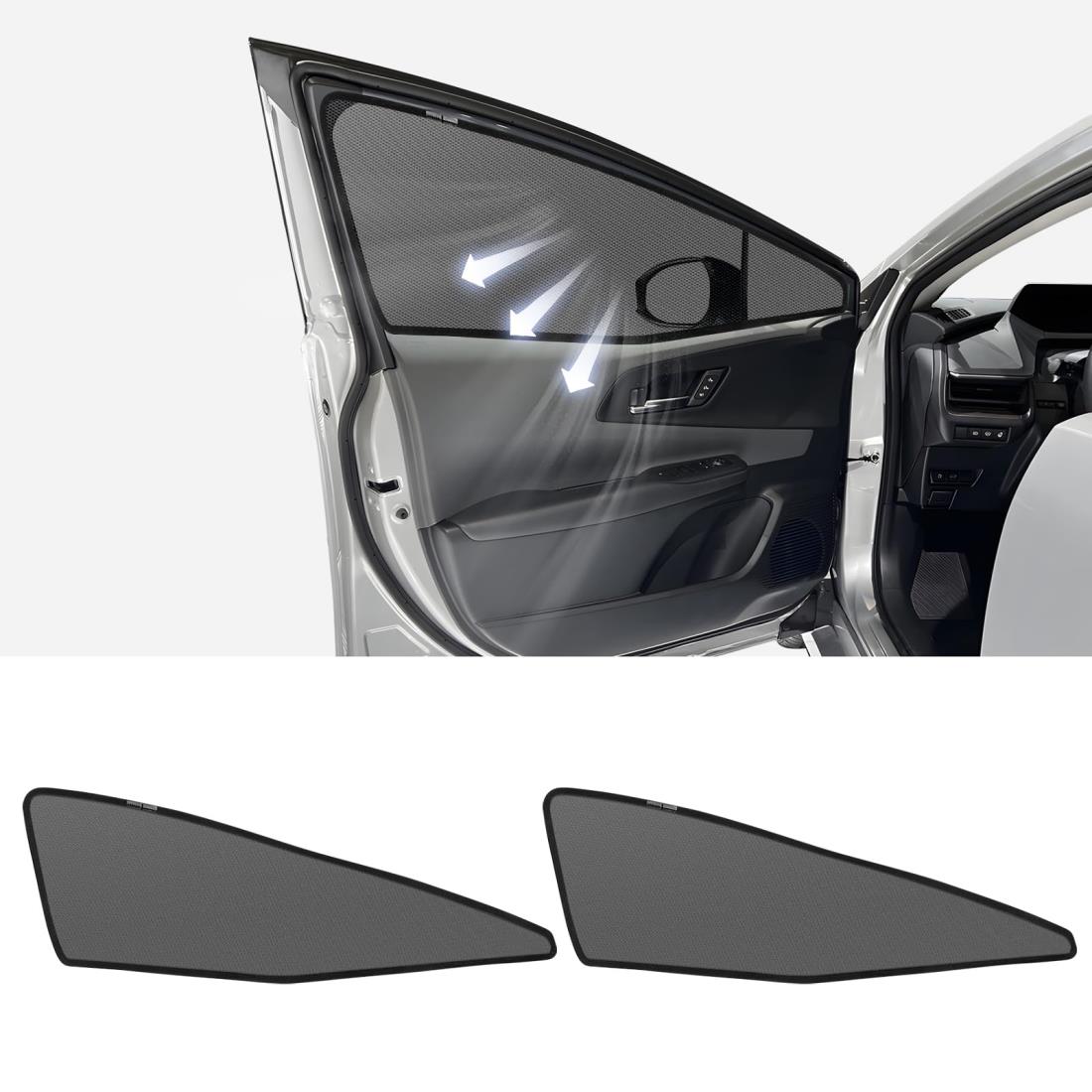 プリウス 60系 専用 メッシュカーテン 車種専用 サンシェード PRIUS 5代目 サイド用 遮光カーテン 遮光..