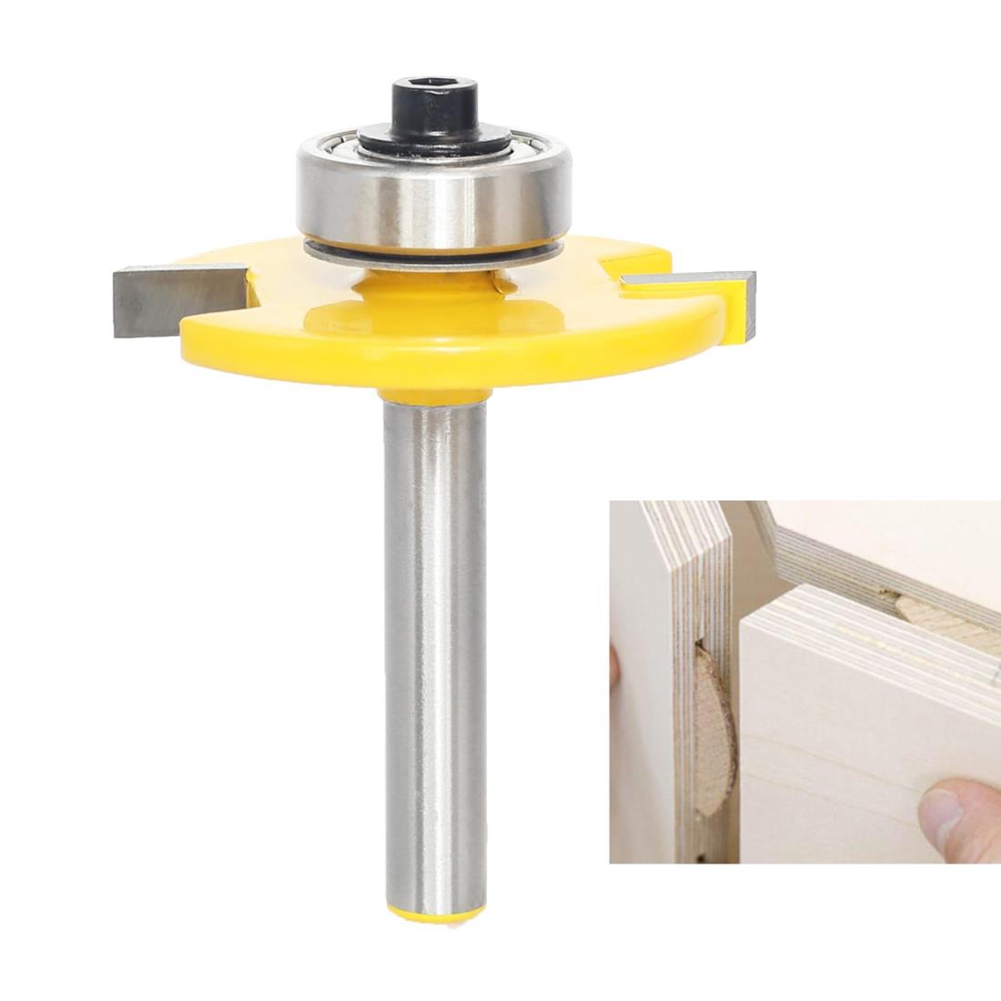 Akylin ビスケットカッター 軸径6mm ジョイントカッター NO.10 ビスケット 10# T型ルータービット スロ..