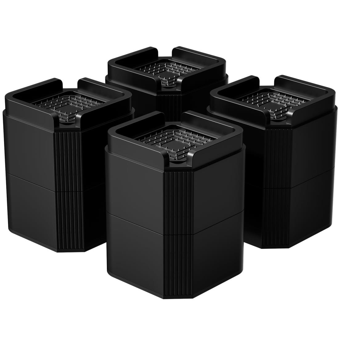 MAYZOLOP 洗濯機かさ上げ台 嵩上げ 洗濯機置き台 高さ調節 底上げ 揺れ防止 床に傷防止 騒音軽減 滑り止め 取り外し可能 耐荷重約500kg (10c...