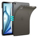 ESR iPad Air 11インチ ケース (M3/M2、2025/2024) iPad Air 第5/4世代 ケース(2022/2020)専用 スリム&軽量 耐黄変性 透明背面カバー Pencil Pro/USB-C対応 Zeroシリーズ つや消しブラック