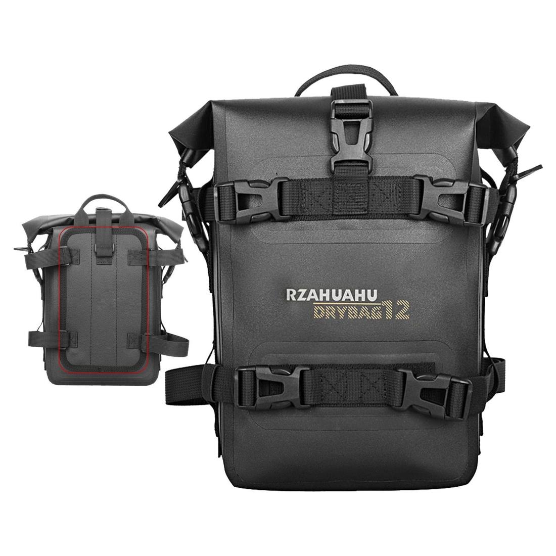 オートバイフレームクラッシュバーバッグ防水バッグ、4L モーター サドル パニエ バッグ、バンパー修理..