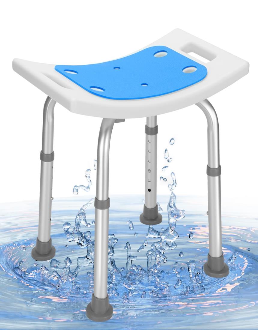 Ayutong シャワーチェア 介護椅子 お風呂椅子 介護用 6段階高さ調節 バスチェア アルミ合金製 軽量 丈..