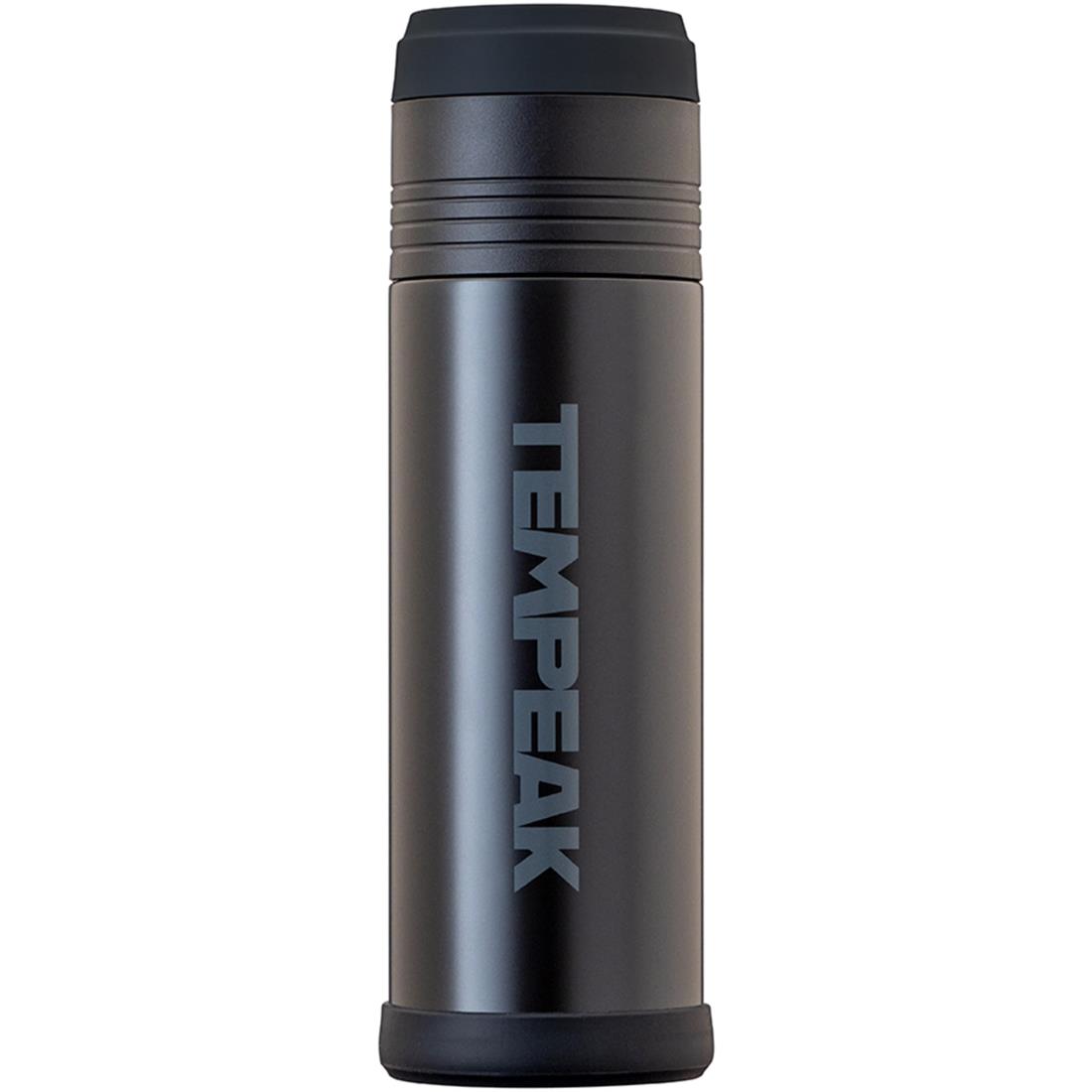 アトラス 水筒 750ml 超保温ボトル 真空断熱 ステンレス ボトル 保温保冷 キャンプ アウトドア 登山 スポーツドリンク対応 白湯 テンピーク ブラック ATPB-750BK