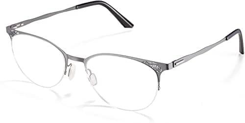 [CEETOL] 老眼鏡 おしゃれ メンズ 遠近両用 累進多焦点 リーディンググラス ブルーライトカット UVカット パソコン用 運転用 スマホ用 PC用 携帯用 40代 50代 60代 プレゼント (度数+1.0, Gray)