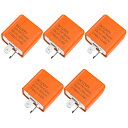 カラー:オレンジ合計:5 ウインカーリレー バイク ウインカー 2ピン ウィンカーリレー led リレー マグネットクラッチリレー アクティブ 12v ターンタイプ ハザードスイッチ バーエンドウインカー ウインカースイッチ 自転車 用 リヤカー フラッシャー ターン タイプ バイク