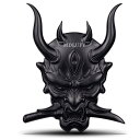 MDLUFY スカル 車用 エンブレム 骸骨 3D金属 立体 ステッカー ナルト 死骸が尽きる ドクロ 装飾 飾り カー 車のステッカー フェンダーリアト 汎用 ステッカー 両面テープ付 簡単貼り付け (ブラック)