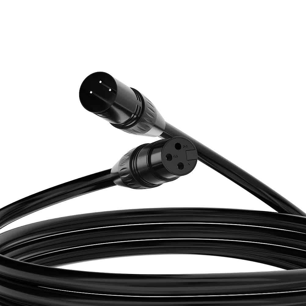 MT-VIKI XLR ケーブル オスメス、3ピン オス-メス XLR ケーブル無酸素銅耐久性マイク録音用キャノンケーブル コンデンサマイク、AVアンプ、スピーカー等の録音デバイスに対応