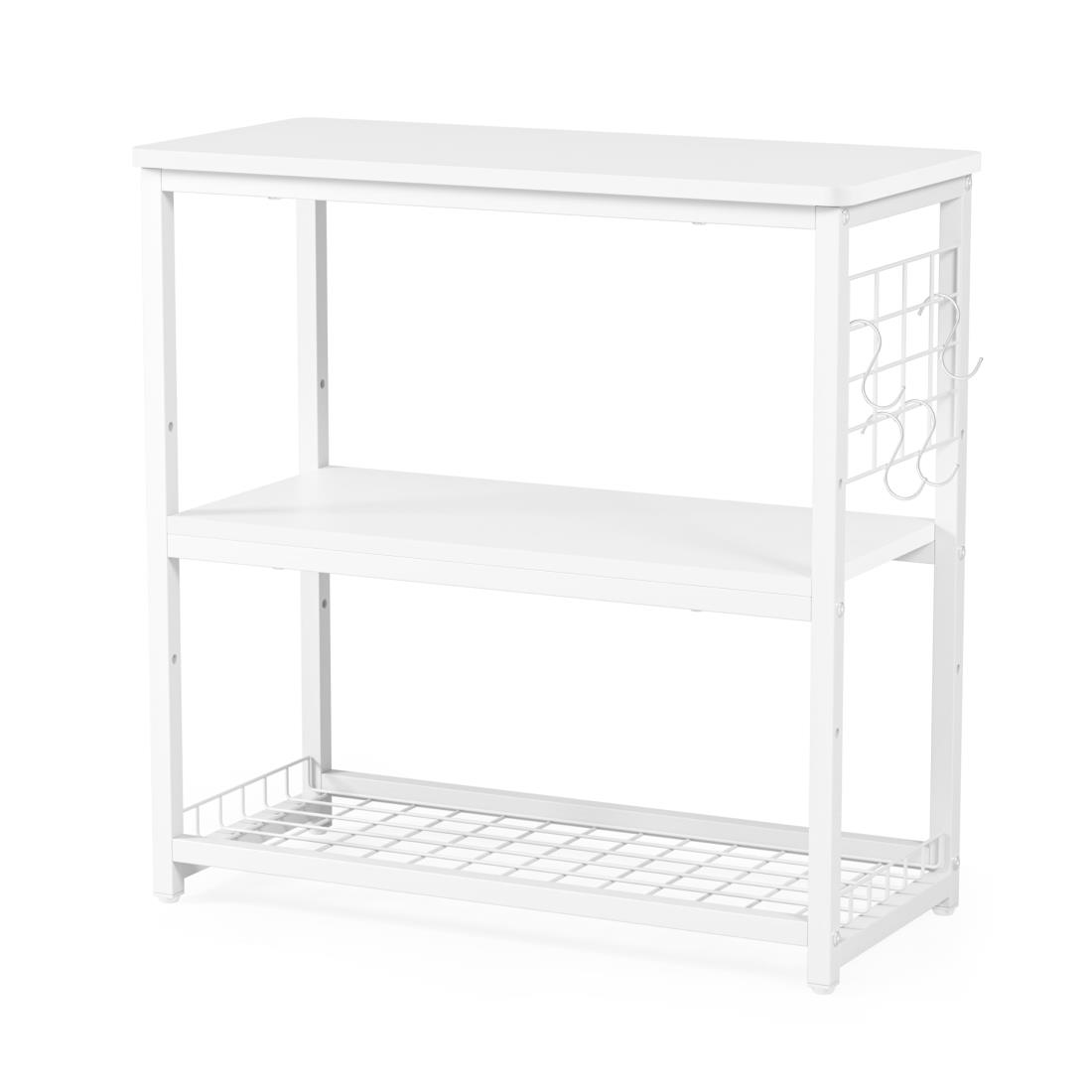 DEWEL 水槽台 60cm水槽用 プリンタ台 プリンターラック 収納 棚 シンク台 水槽スタンド 幅65 奥行き30 ..