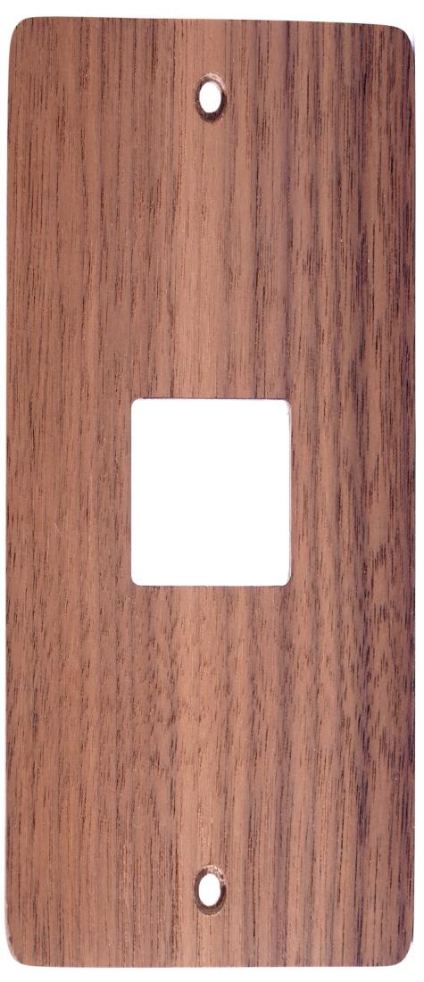 BiHeimdallr 木製 スイッチプレート スイッチカバー 木目 オシャレ 電気 1連 1コ用