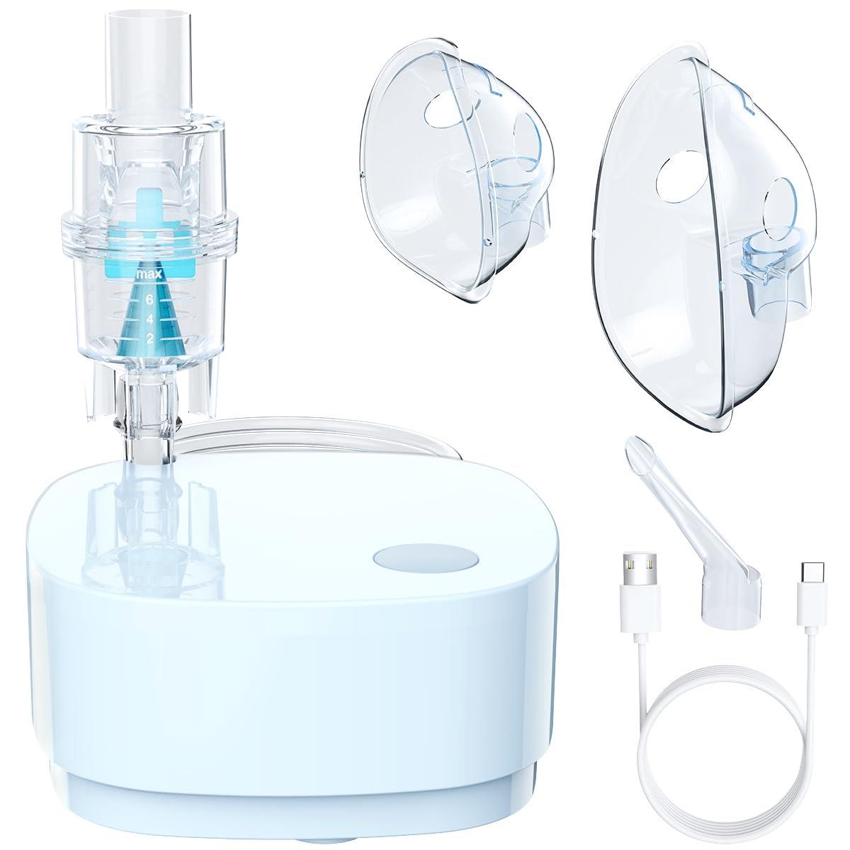 メディケン(MEDIKEN) ネブライザー 吸入器 コンプレッサー式ネブライザー 細かい霧 ほぼすべての薬液が..