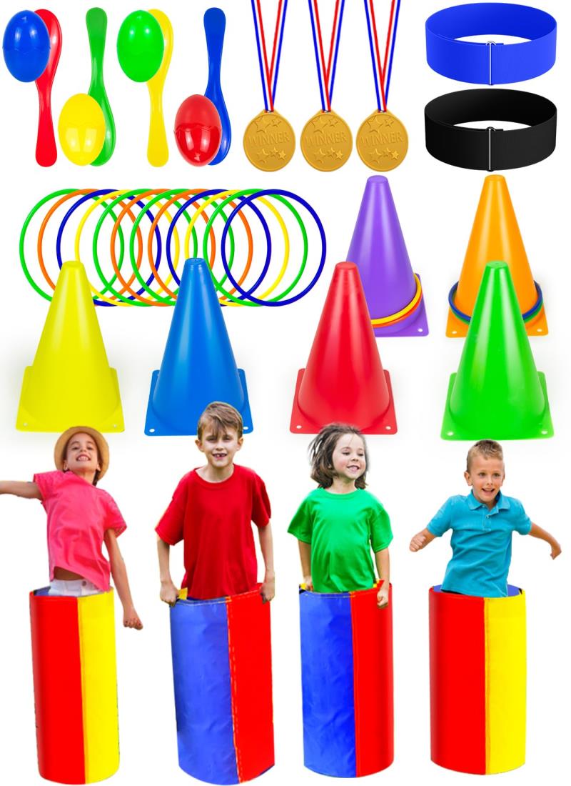 アウトドア スポーツセット リング カラフル トレーニング キャッチボール ケンケンパ 子供 おもちゃ 外遊び運動 室内 室外玩具 運動 練習 運動不足消散 子供 おもちゃ 誕生日 クリスマス プレゼント ギフト 贈り物 (外遊びおもちゃ-31P)