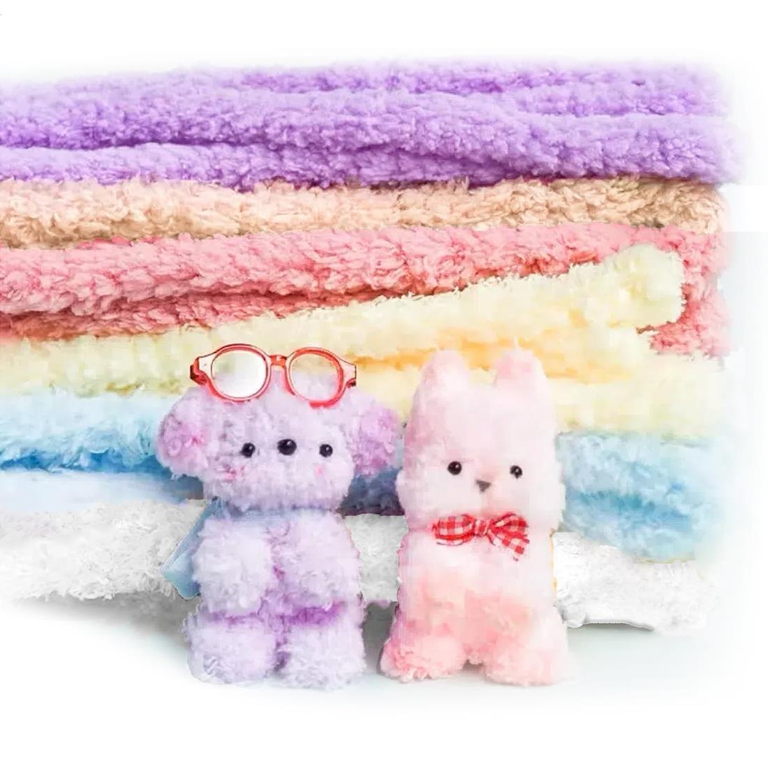 手芸モール 6本 手芸キット 6色混色 モールドール カラーモール 工作モール 骨格モール DIYクラフト ワイヤーアート 飾り 曲げ可能 造形材料 学校 教育...