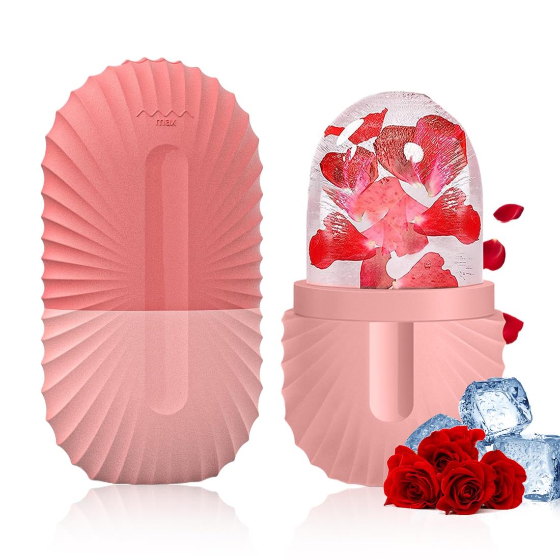 aninako アイスフェイスローラー 顔用 アイスローラー 美顔ローラー 顔用冷却アイススティック 腫れ解..