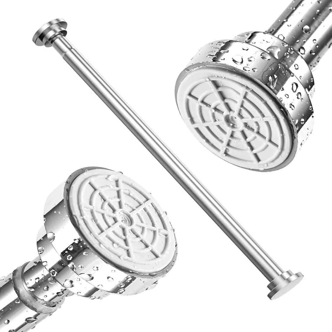 GQC 突っ張り棒 強力 45-132cm 押入れつっぱり棒極太 ステンレス 強い負荷 ドリル不要 伸縮棒 長さ調節..