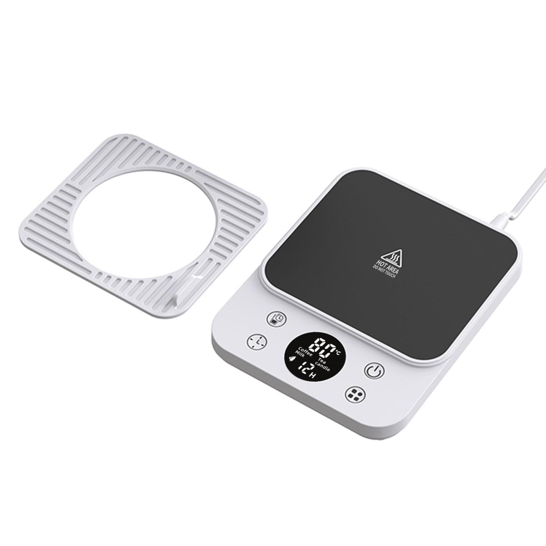 SlowlyTalk カップウォーマー 【より多くの容器サイズに対応・9段温度設定・予約モード】コーヒー保温..