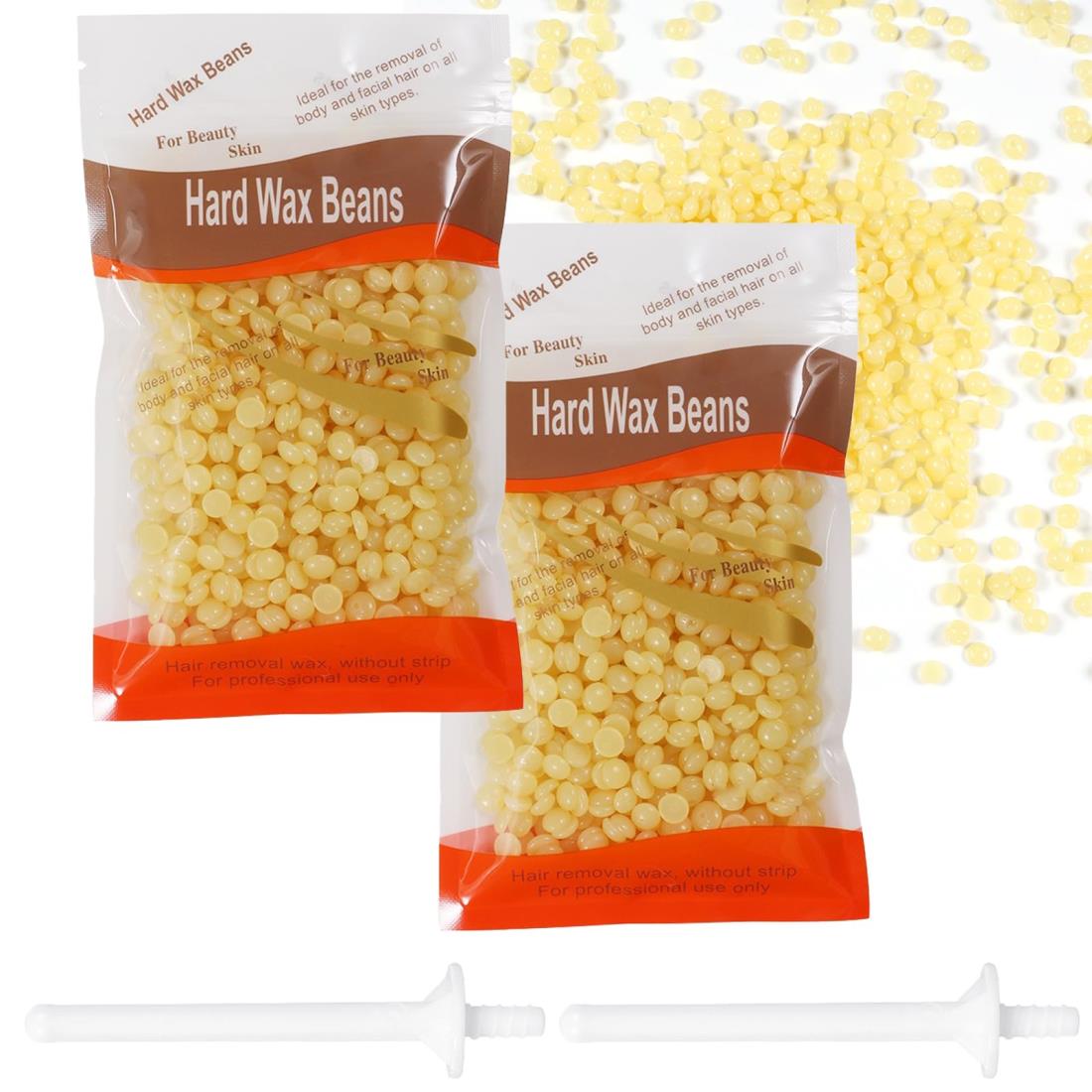 Geerow 脱毛ワックス 鼻毛ワックス 200g 敏感肌に優しい 温和である 低刺激性 顔、鼻毛、眉毛、胸、わきの下脱毛、顎ビキニ、唇、腕、脚、あごのた 全身...