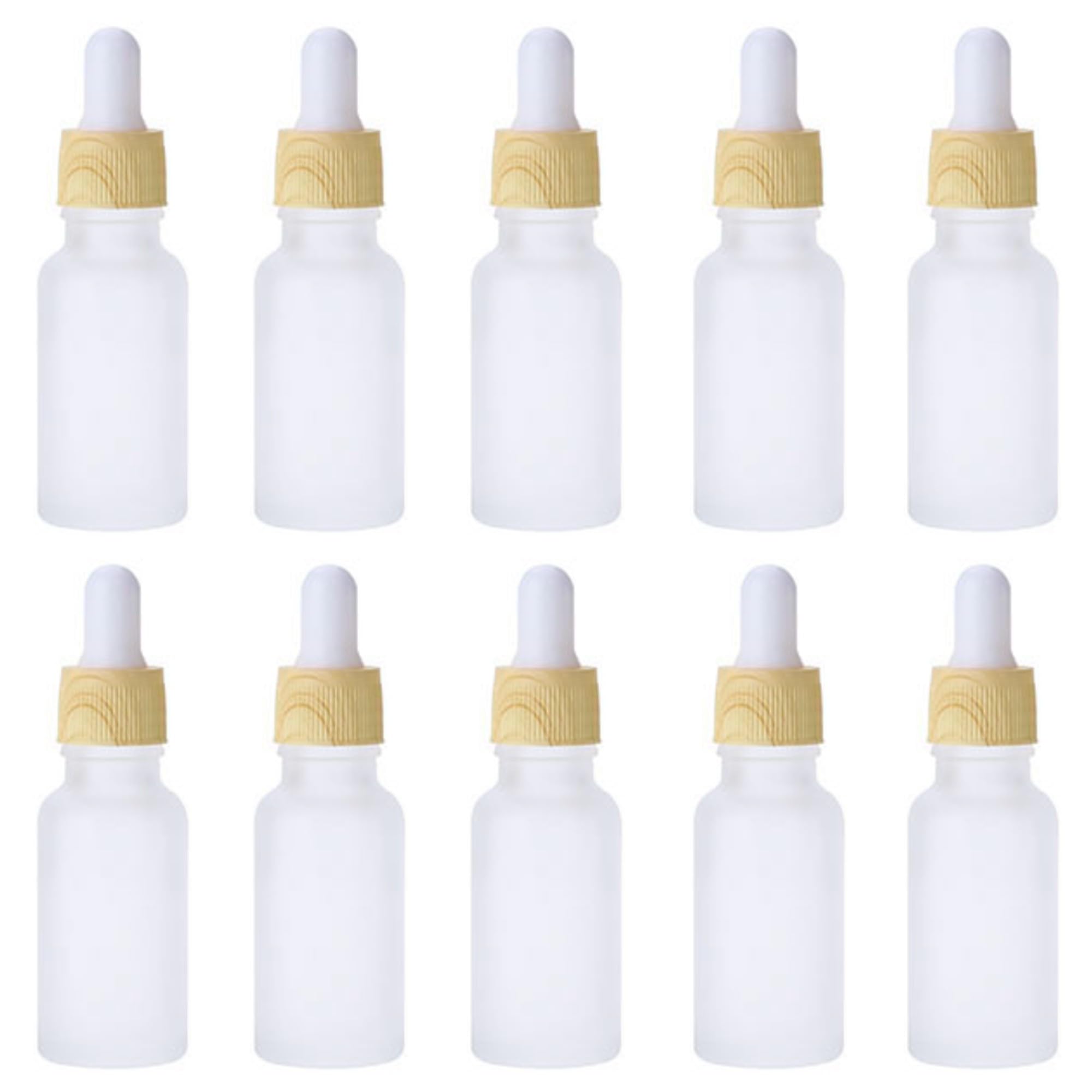 【ポイント5倍】スポイトボトル ガラス アロマ瓶 コスメ 詰替え 保存容器 遮光 アロマボトル 精油 香水 小分け用 10本セット (20ml10本)