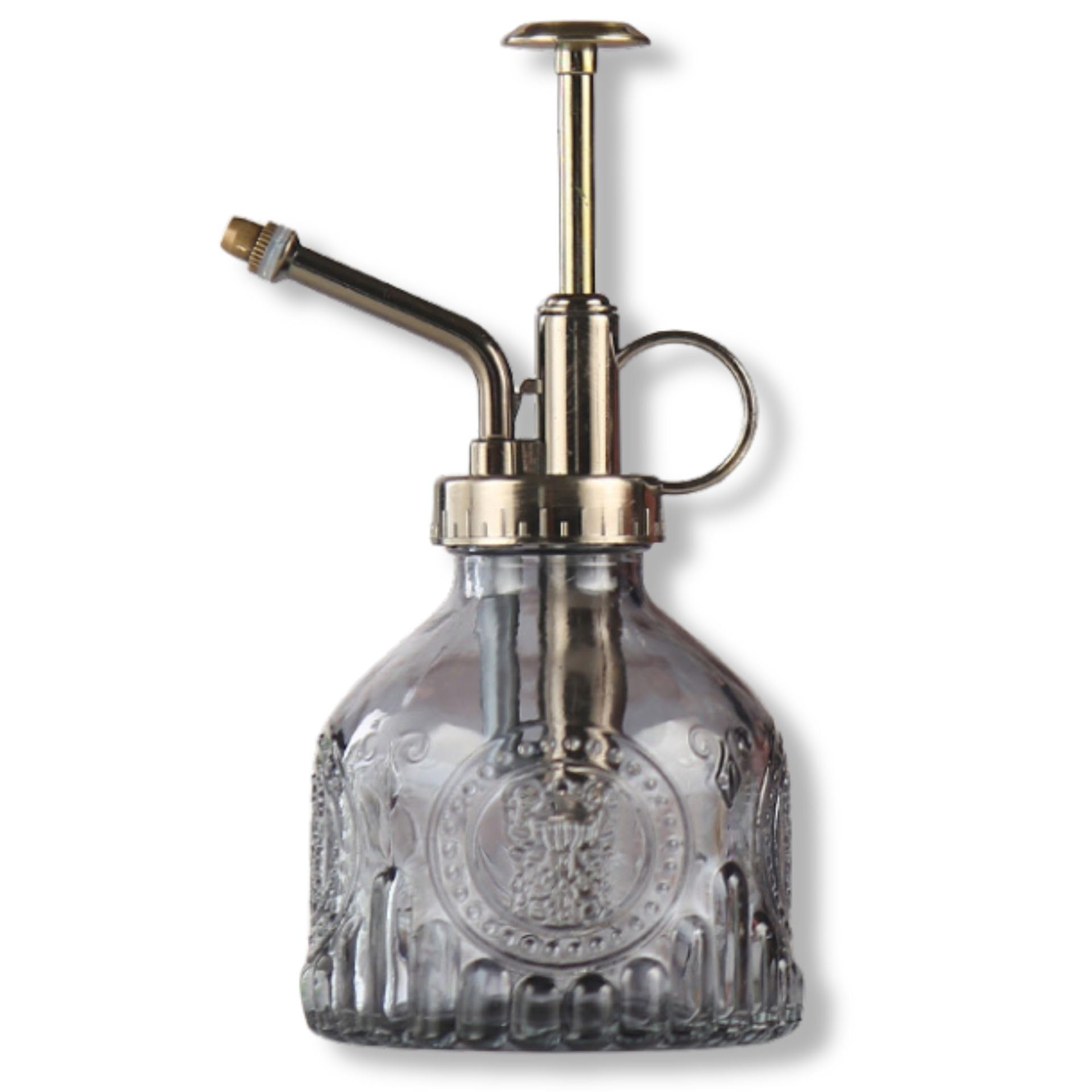 霧吹き ガラス アンティーク スプレー 観葉植物 園芸 ミスト 掃除 アルコール対応 透明 インテリア ギ..