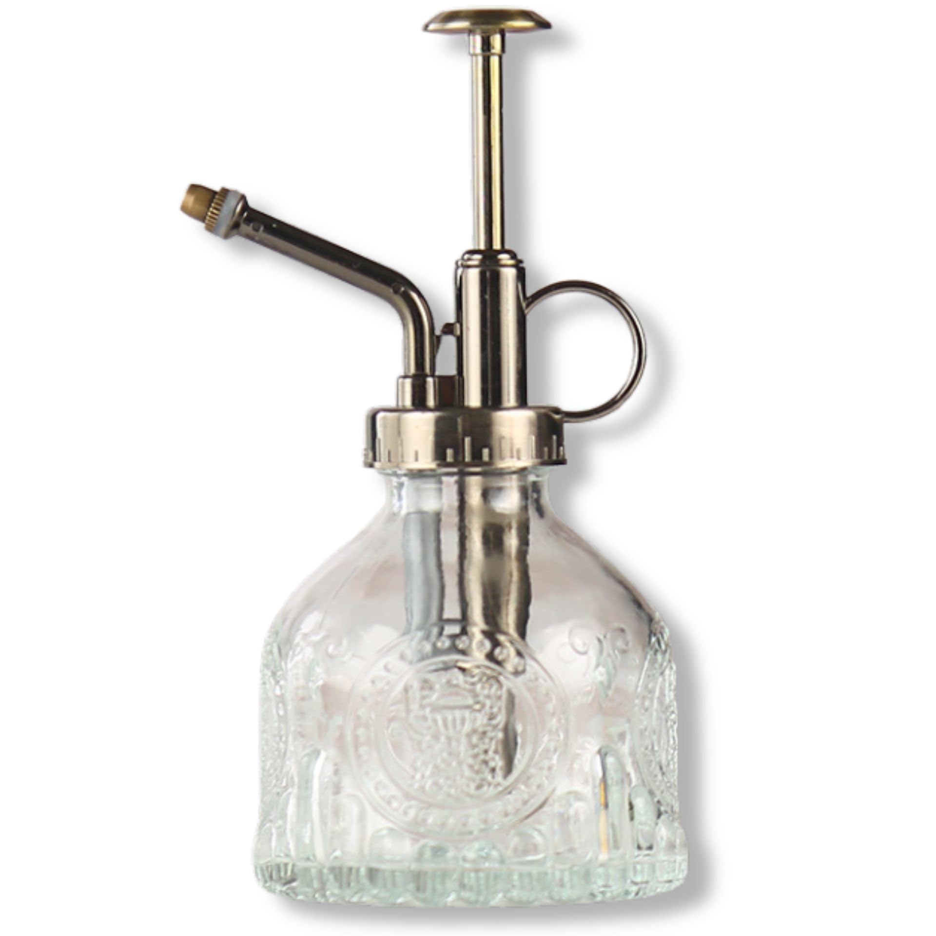 霧吹き ガラス アンティーク スプレー 観葉植物 園芸 ミスト 掃除 アルコール対応 透明 インテリア ギ..